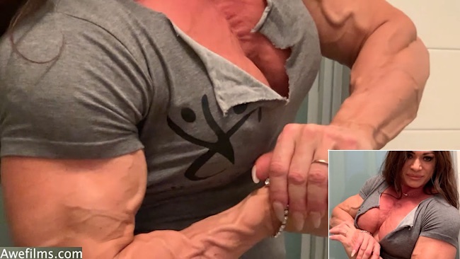 Muscular Shirt Rip