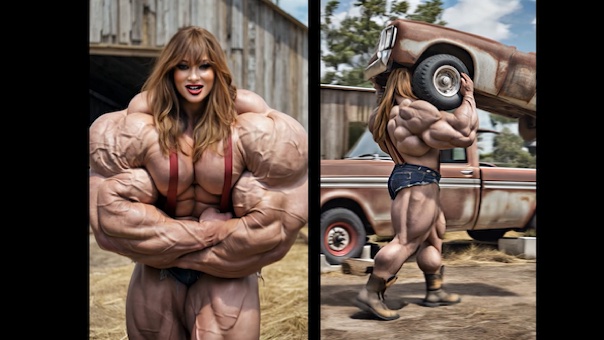 Becky The Colossal Farm Girl 1